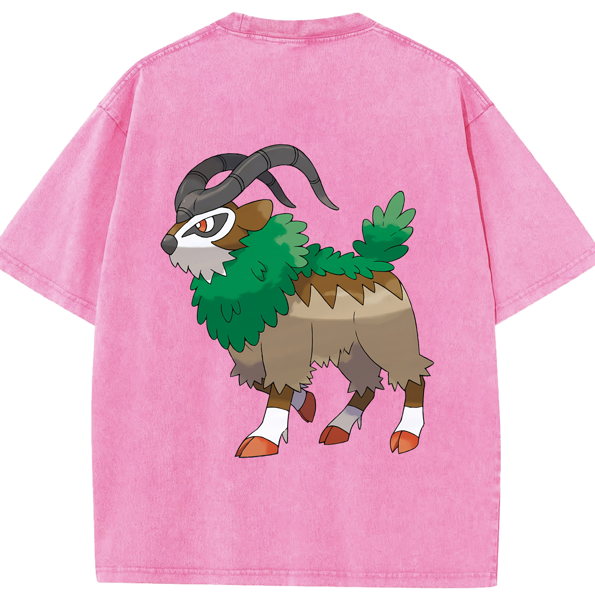 （画像用） ポケットモンスター Pokémon 綿100% ヴィンテージ風 半袖Tシャツ（背面プリント）